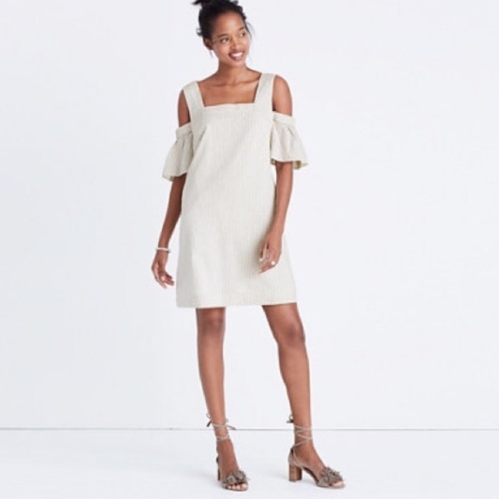 Madewell off shoulder dress